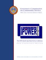 The 2008 AmeriCorps state service conference post-conference review