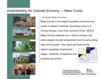 Understanding the Colorado economy, Mesa County