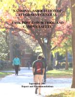 National Association of Attorneys General, Task Force on School and Campus Safety, report and recommendations