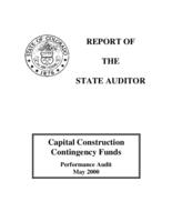 Capital construction contingency funds