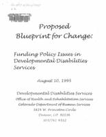Proposed blueprint for change