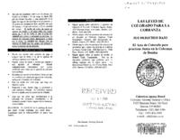 Las leyes de Colorado para la cobranza : sus derechos bajo el Acta de Colorado para practicas Justas en la Cobranza de Deudas