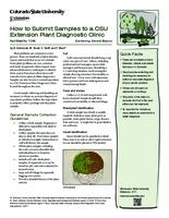 How to submit samples to a CSU Extension plant diagnostic clinic