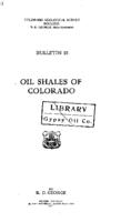 Oil shales of Colorado
