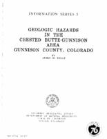 Geologic hazards in the Crested Butte-Gunnison area, Gunnison County, Colorado
