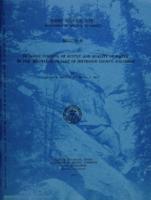 Geologic control of supply and quality of water in the mountainous part of Jefferson County, Colorado