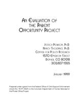 An evaluation of the Parent Opportunity Project