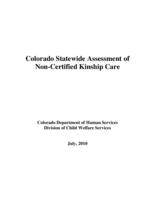 Colorado statewide assessment of non-certified kinship care