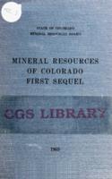 Mineral resources of Colorado.