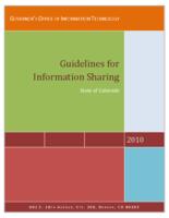 Guidelines for information sharing 2010