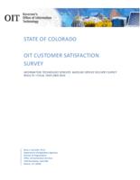 OIT customer satisfaction survey