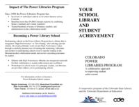 Your school library and student achievement