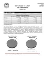 Department of Labor and Employment FY 2013-14 budget request