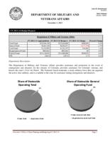 Department of Military and Veterans Affairs FY 2013-14 budget request