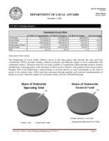 Department of Local Affairs FY 2013-14 budget request