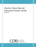 Charter school special education finance study