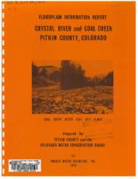 Floodplain information report, Crystal river and Coal Creek