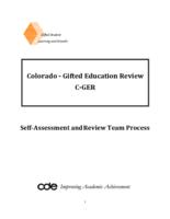Colorado gifted education review, C-GER