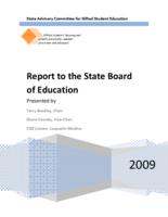 Report to the State Board of Education