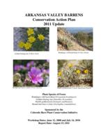 Arkansas Valley Barrens Conservation Action Plan 2011 update