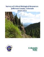 Survey of critical biological resources Jefferson County, Colorado 2010-2011