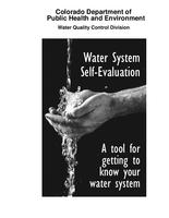 Water system self-evaluation : a tool for getting to know your water system