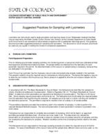 Suggested practices for sampling with lysimeters