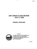 Dry Creek flood review, July 9, 1996 Pueblo, Colorado