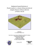 Modeling the potential distribution of Phacelia scopulina var. submutica (Debeque phacelia) and Astragalus debequaeus (Debeque milkvetch) in western Colorado