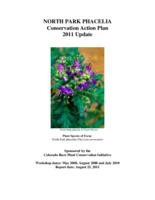 North Park Phacelia Conservation Action Plan 2011 update