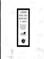 1999 species report card : the state of Colorado's plants and animals