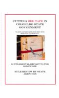 Cutting red tape in Colorado state government. Supplemental report to the governor : rule review by state agencies
