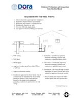 Requirements for well wiring