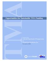 Opportunities for sustainable TMA funding