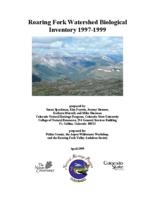 Roaring Fork watershed biological inventory, 1997-1999