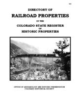 Directory of railroad properties in the Colorado state register of historic properties