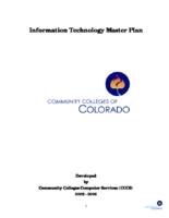 Information technology master plan : developed by Community Colleges Computer Services (CCCS) 2002-2006