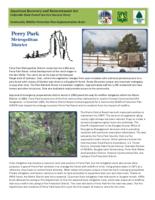 American Recovery and Reinvestment Act, Colorado State Forest Service success story. Perry Park Metropolitan District