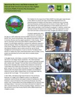 American Recovery and Reinvestment Act, Colorado State Forest Service success story update. Coalition for the Upper South Platte