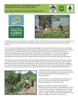 American Recovery and Reinvestment Act, Colorado State Forest Service success story. Colorado Youth Corps Association