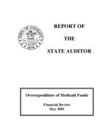 Overexpenditure of Medicaid funds