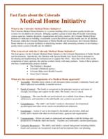 Fast facts about the Colorado Medical Home Initiative