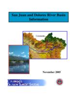 San Juan and Dolores River Basin information