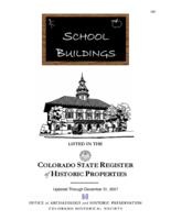 School buildings listed in the Colorado State Register of Historic Properties