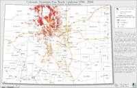 Colorado mountain pine beetle epidemic 1996-2008 : including lodgepole, limber, whitebark, and ponderosa pine types