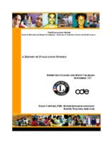 A report of evaluation studies : submitted to Learn and Serve Colorado
