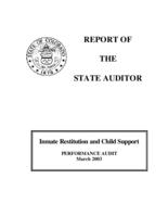 Inmate restitution and child support performance audit