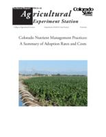 Colorado nutrient management practices : a summary of adoption rates and costs