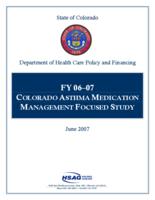FY06-07 Colorado asthma medication management focused study