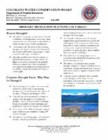 Drought mitigation planning fact sheet